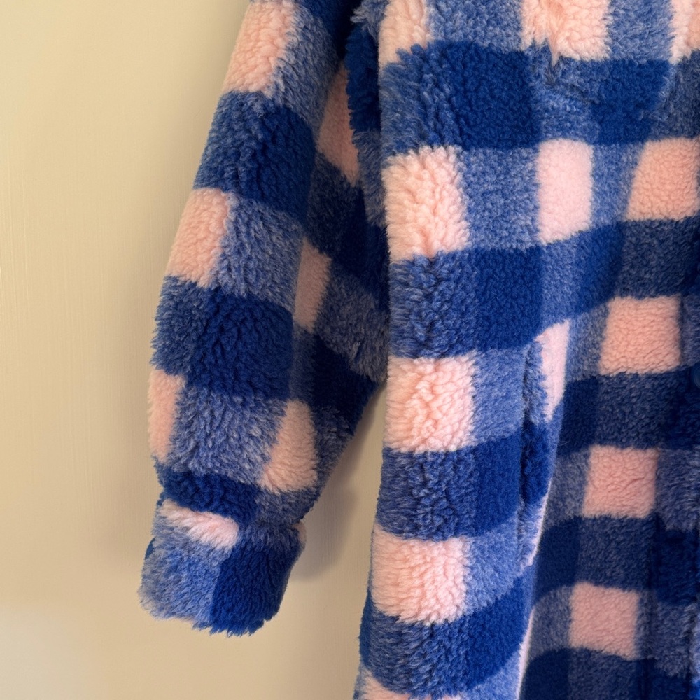 Stand Studio Sabi Blue and Pink Checkered Jacket - Picture 3 of 7